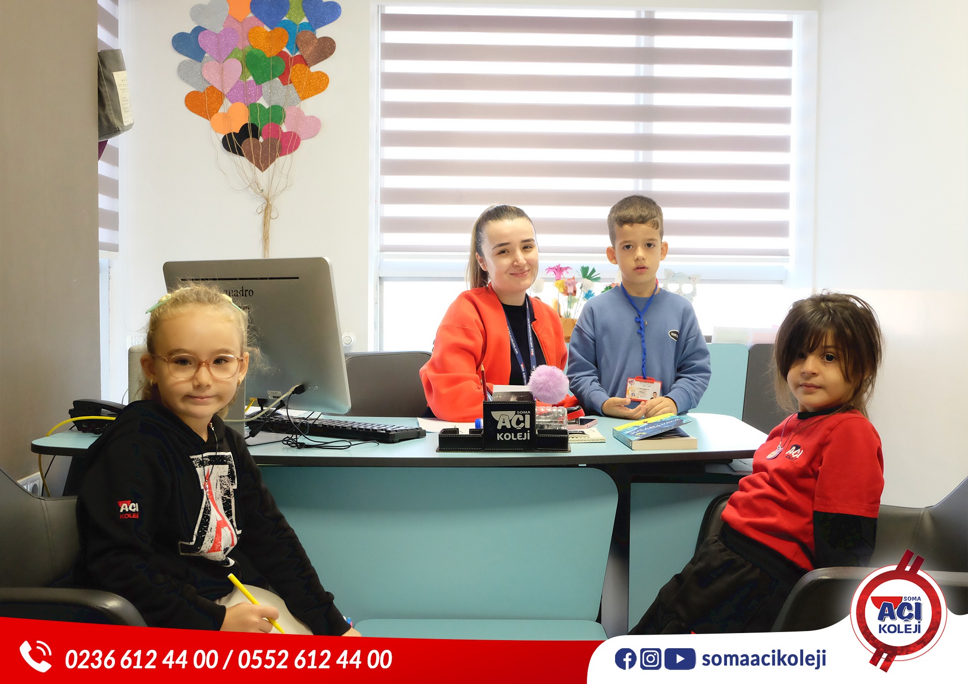 Öğrencilerle rehberlik çalışması